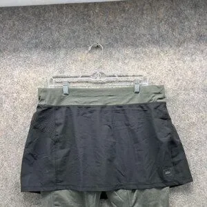 REI Skirts Rei Skirt Women Large Black Green Athletic Training
